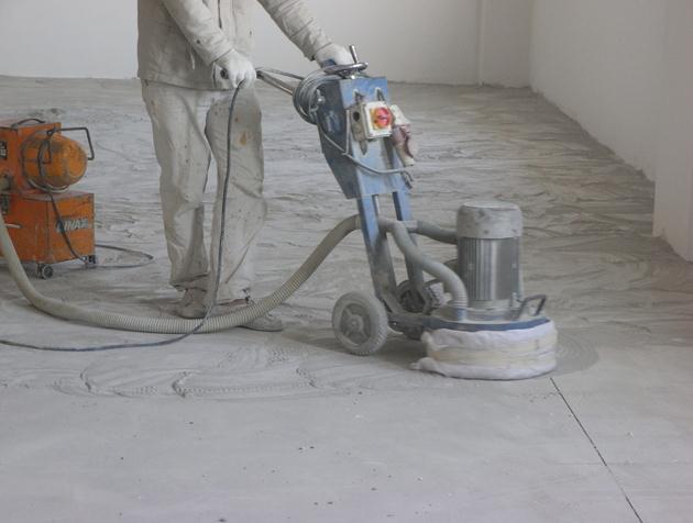 地坪漆施工現場作業圖